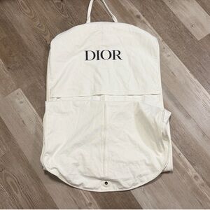 Dior White XL Travel Garment Bag